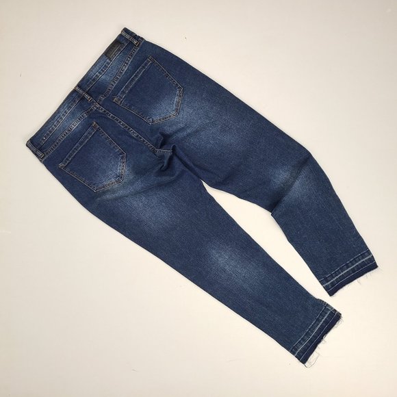 Nicole Miller Skinny Mid Rise Denim Size 12 - Picture 4 of 9
